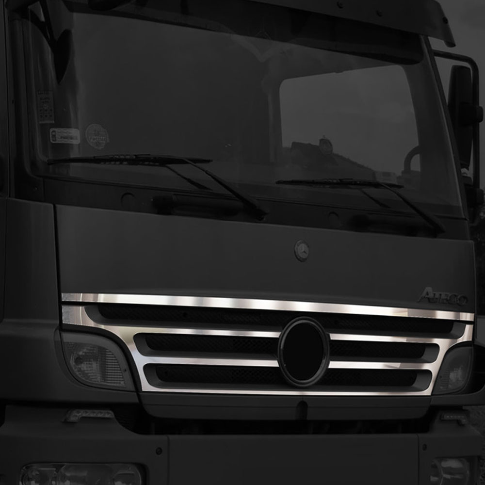 FAT103 MERCEDES-BENZ FOR GRILL CHROME OLD MODEL ATEGO
