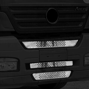FAX112 MERCEDES-BENZ FOR PERFORATED BOTTOM OF GRILL CHROME 3 PCS AXOR