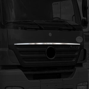 FAX113 MERCEDES-BENZ TOP OF GRILL LATH CHROME AXOR