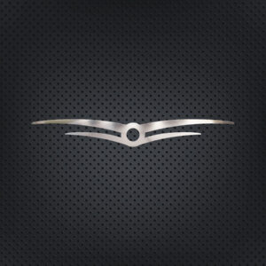 FAX118 MERCEDES-BENZ FOR WINGED LOGO FRAME CHROMEAXOR
