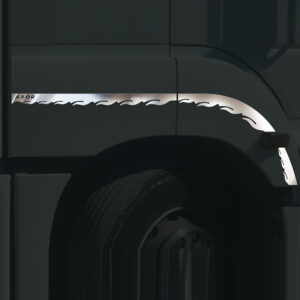FAX129 MERCEDES-BENZ FOR SIDE DOOR FLAMMY LATH CHROME  AXOR