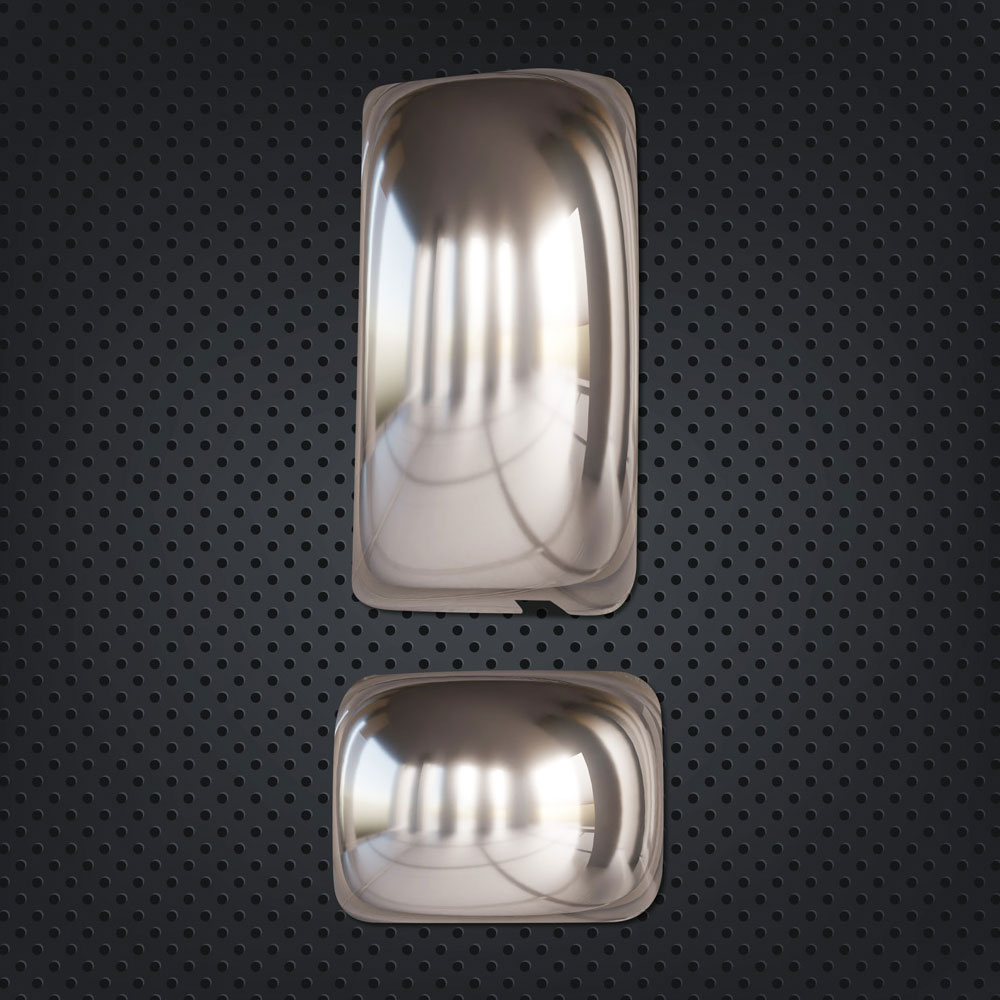 FFD119 FORD FOR MIRROR COVER CHROME (PRESSED) CARGO