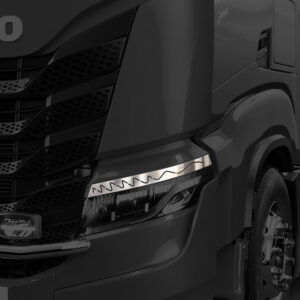 FIV166 IVECO FOR UPPER HEADLIGHT LATH CHROME S-WAY