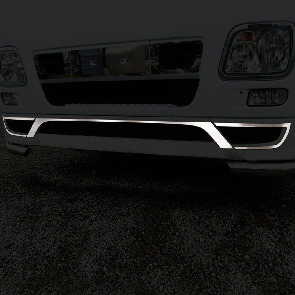 FME116 MERCEDES-BENZ FOR BOTTOM OF BUMPER LATH 4 PCS CHROME ACTROS MP2/MP3