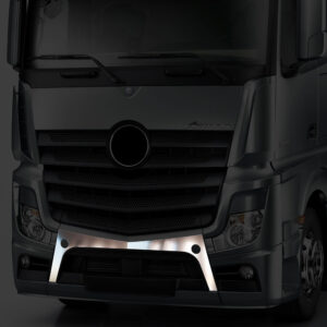FME156 MERCEDES-BENZ FOR MIDDLE OF BUMPER CHROME 2 PCS ACTROS MP4/MP5