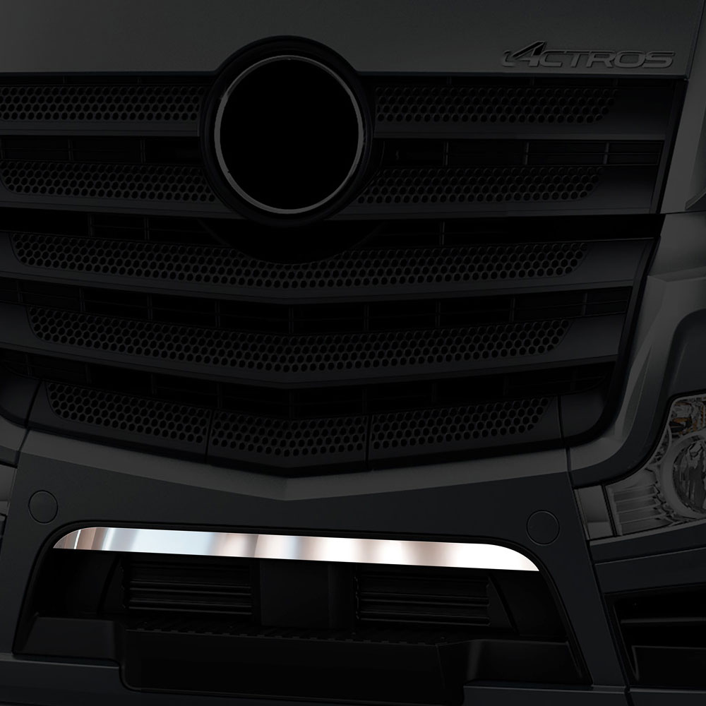 FME158 MERCEDES-BENZ FOR TOP OF PLATE LATH CHROME ACTROS MP4/MP5