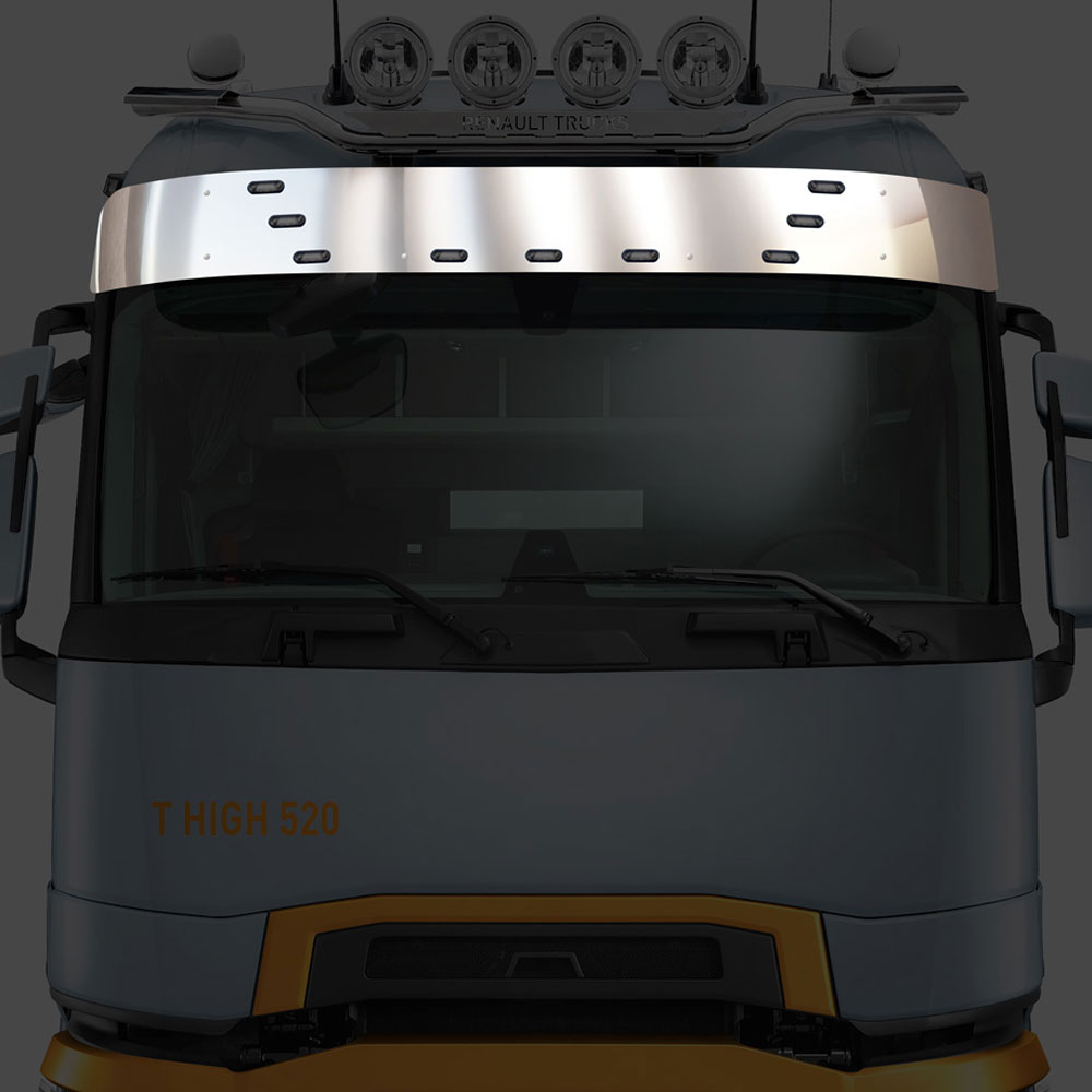 FRE101 RENAULT FOR SUNVISOR CHROME T MODELS