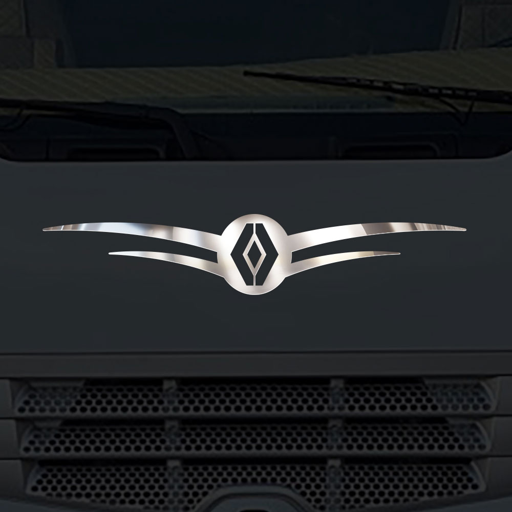 FRE107 RENAULT FOR WINDGED LOGO CHROME PREMIUM MODELS