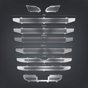 FSC122 SCANIA FOR GRILL CHROME FOR LARGE CABIN WITH SENSOR STREAMLINE