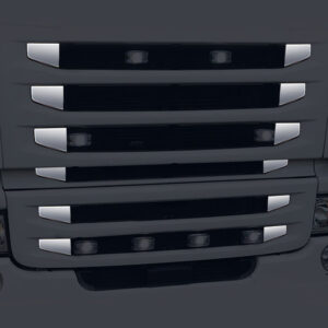 FSC130 SCANIA FOR EDGE OF GRILL CHROME 12 PCS (PRESSED) STREAMLINE