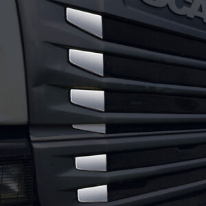 FSC131 SCANIA FOR EDGE OF GRILL CHROME 12 PCS (PRESSED) STREAMLINE