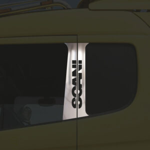 FSC158 SCANIA FOR DOOR PILLAR CHROME STREAMLİNE