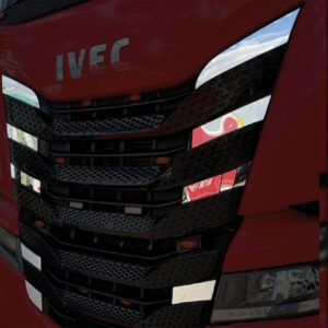 FIV153 IVECO FOR INSIDE OF GRILL CORNER CHROME S-WAY