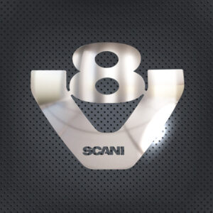FSC182 SCANIA FOR V8 LOGO (12 CM) STREAMLINE