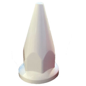 FUN129 ROUND NUT COVER 33 MM WHITE